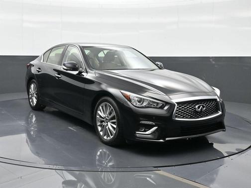 Black Obsidian 2023 INFINITI Q50 3.0t LUXE