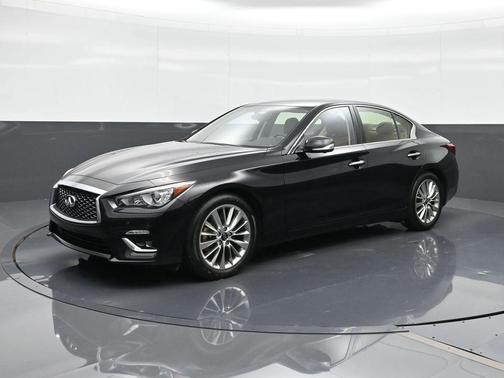 Black Obsidian 2023 INFINITI Q50 3.0t LUXE