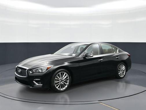 Black Obsidian 2023 INFINITI Q50 3.0t LUXE
