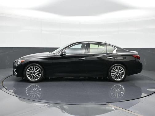 Black Obsidian 2023 INFINITI Q50 3.0t LUXE