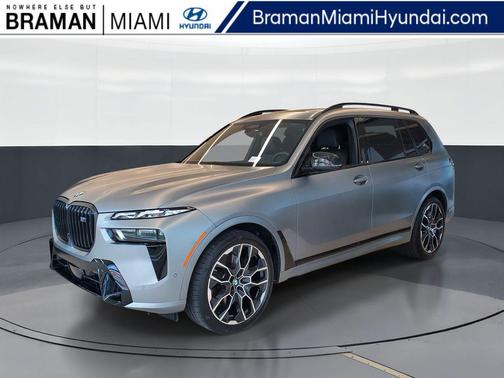 Frozen Pure Grey Metallic 2024 BMW X7 M60i
