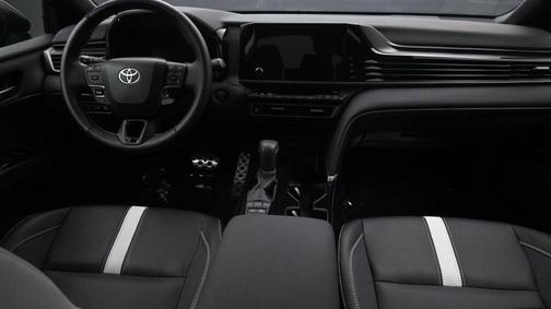 Midnight Black Metallic 2025 Toyota Camry SE