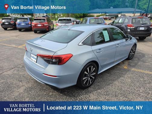 Blue 2022 Honda Civic EX
