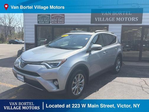 Silver Sky Metallic 2018 Toyota RAV4 Hybrid Limited