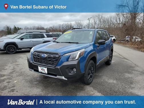Geyser Blue 2023 Subaru Forester Wilderness
