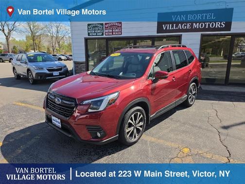 Crimson Red Pearl 2023 Subaru Forester Limited