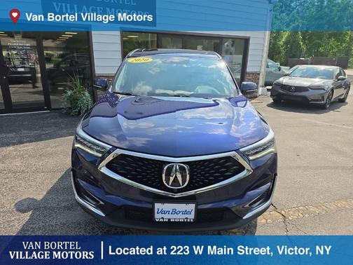 Blue 2020 Acura RDX Advance Package
