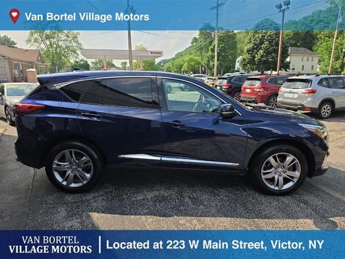 Blue 2020 Acura RDX Advance Package