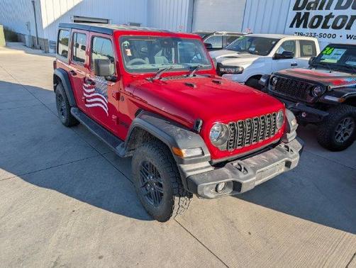Firecracker Red Clearcoat 2024 Jeep Wrangler Sport RHD