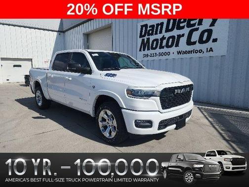 Bright White Clearcoat 2026 RAM 1500 Big Horn
