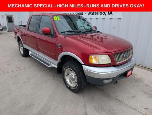 Toreador Red Clearcoat Metallic 2001 Ford F-150 XLT SuperCrew