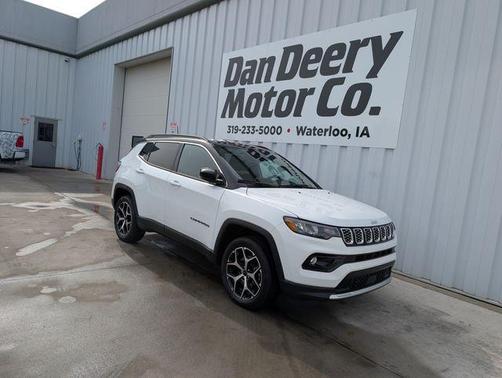 Bright White Clearcoat 2025 Jeep Compass Limited