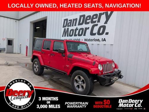 Firecracker Red Clearcoat 2017 Jeep Wrangler Unlimited Sahara