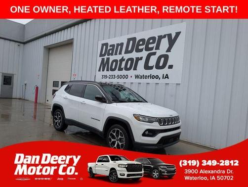 Bright White Clearcoat 2025 Jeep Compass Limited