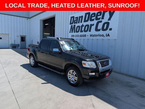 Black Clearcoat 2007 Ford Explorer Sport Trac Limited
