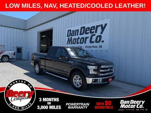 Shadow Black 2016 Ford F-150 Lariat