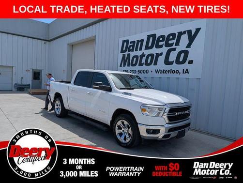 Bright White Clearcoat 2019 RAM 1500 Big Horn