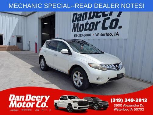 Glacier Pearl 2009 Nissan Murano SL
