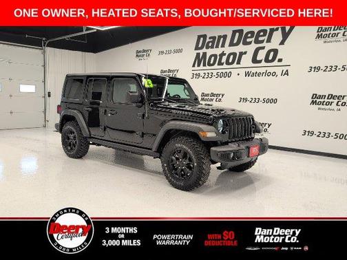 Black Clearcoat 2023 Jeep Wrangler Sport