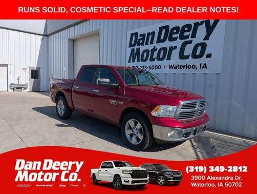 Deep Cherry Red Crystal Pearlcoat 2015 RAM 1500 Big Horn