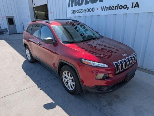 Deep Cherry Red Crystal Pearlcoat 2017 Jeep Cherokee Sport