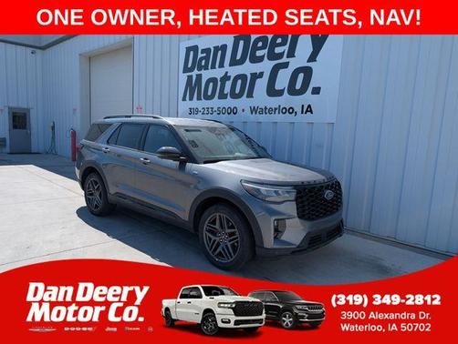 Gray Metallic 2025 Ford Explorer ST-Line