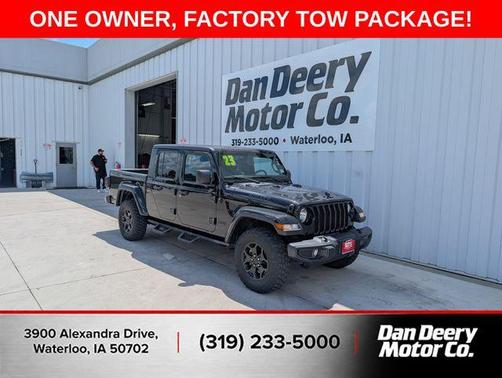 Black Clearcoat 2023 Jeep Gladiator Sport