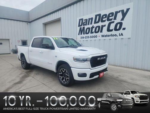 Bright White Clearcoat 2026 RAM 1500 Laramie