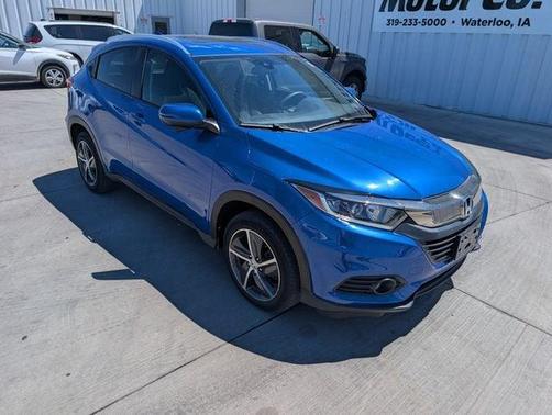 Aegean Blue Metallic 2021 Honda HR-V EX
