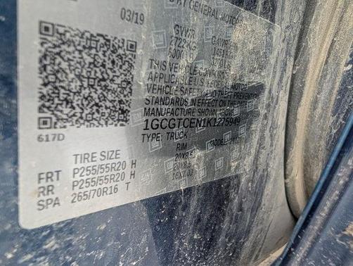 Pacific Blue Metallic 2019 Chevrolet Colorado LT