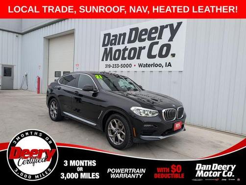 Black Sapphire Metallic 2021 BMW X4 xDrive30i