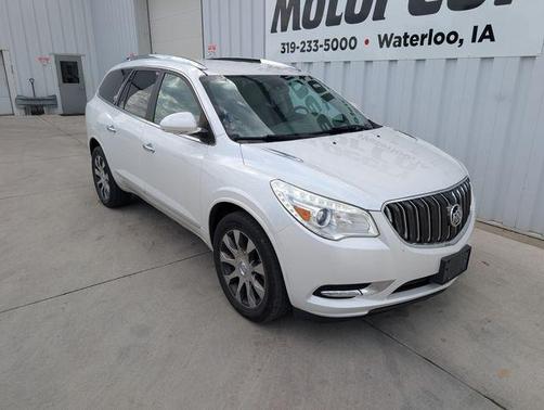 White Frost Tri-Coat 2017 Buick Enclave Leather