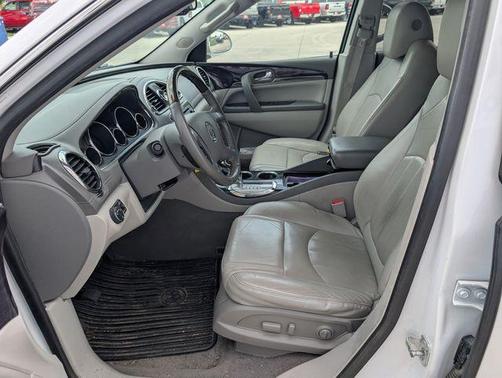 White Frost Tri-Coat 2017 Buick Enclave Leather