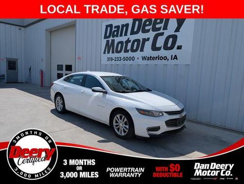 Summit White 2017 Chevrolet Malibu 1LT