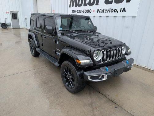 Black Clearcoat 2024 Jeep Wrangler 4xe Sahara