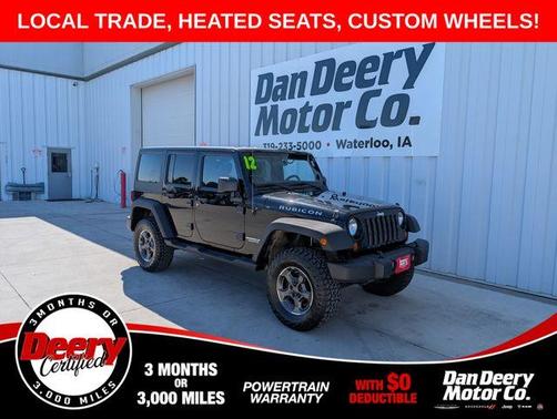 Black Clearcoat 2012 Jeep Wrangler Unlimited Rubicon