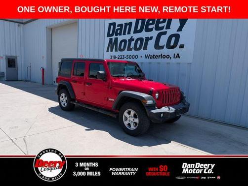 Firecracker Red Clearcoat 2018 Jeep Wrangler Unlimited Sport
