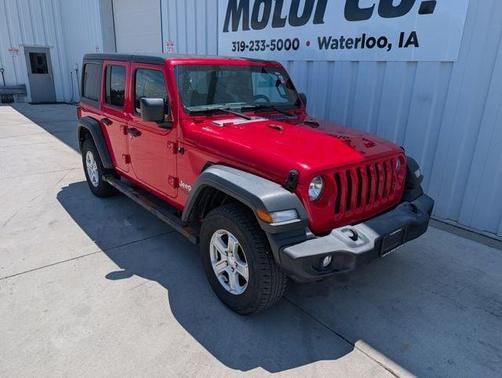 Firecracker Red Clearcoat 2018 Jeep Wrangler Unlimited Sport