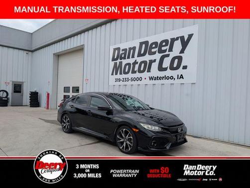 Black 2018 Honda Civic Si