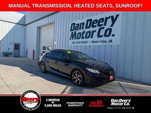 Black 2018 Honda Civic Si