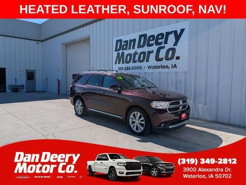 Deep Molten Red Pearlcoat 2012 Dodge Durango Crew