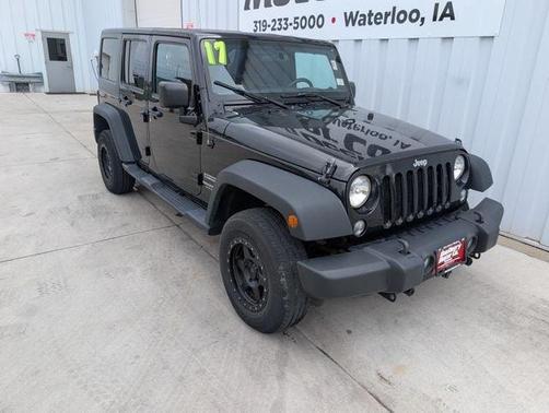 Black Clearcoat 2017 Jeep Wrangler Unlimited Sport