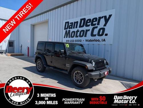 Black Clearcoat 2017 Jeep Wrangler Unlimited Sport
