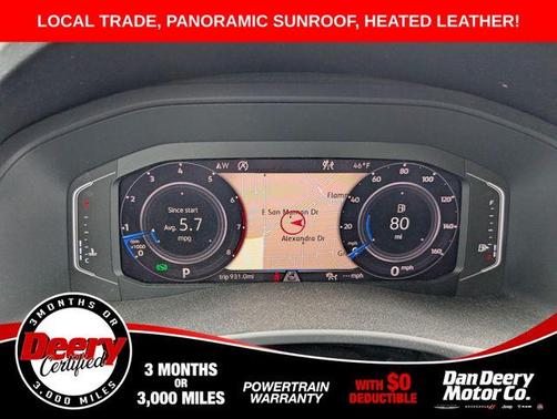 Tourmaline Blue Metallic 2020 Volkswagen Atlas Cross Sport 3.6L V6 SEL Premium R-Line