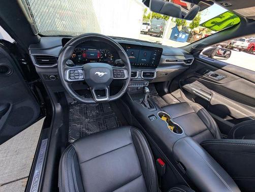 Shadow Black 2025 Ford Mustang EcoBoost Premium