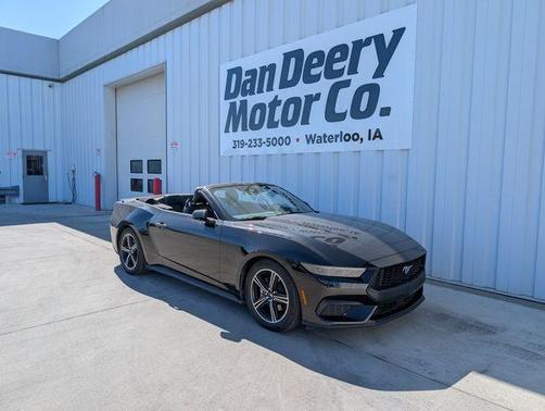 Shadow Black 2025 Ford Mustang EcoBoost Premium