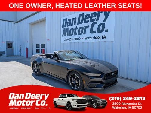 Shadow Black 2025 Ford Mustang EcoBoost Premium
