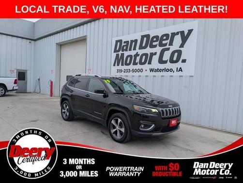 Diamond Black 2019 Jeep Cherokee Limited