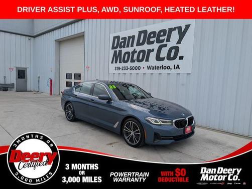 Arctic Race Blue Metallic 2023 BMW 530 i xDrive