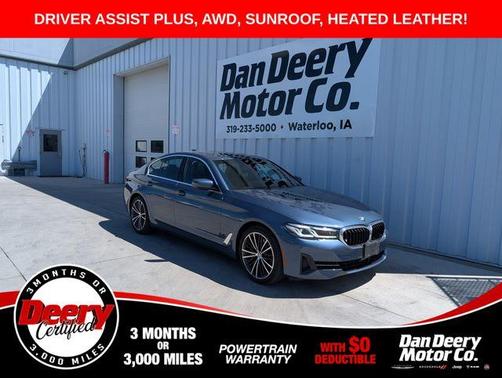 Arctic Race Blue Metallic 2023 BMW 530 i xDrive